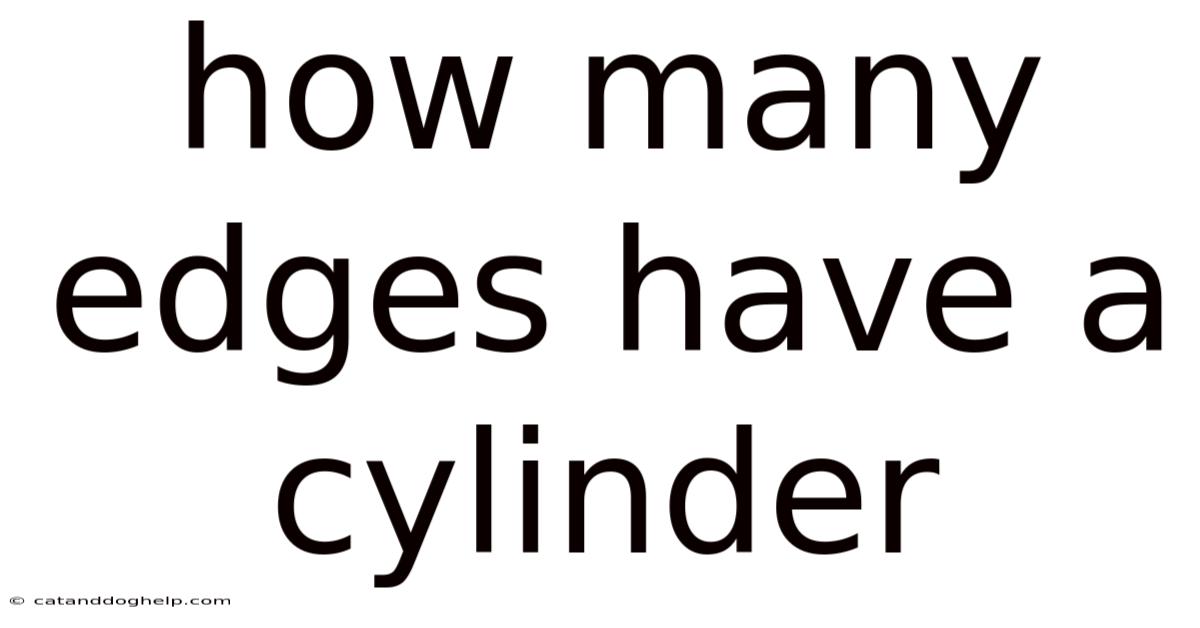 How Many Edges Have A Cylinder