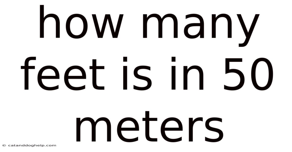 How Many Feet Is In 50 Meters