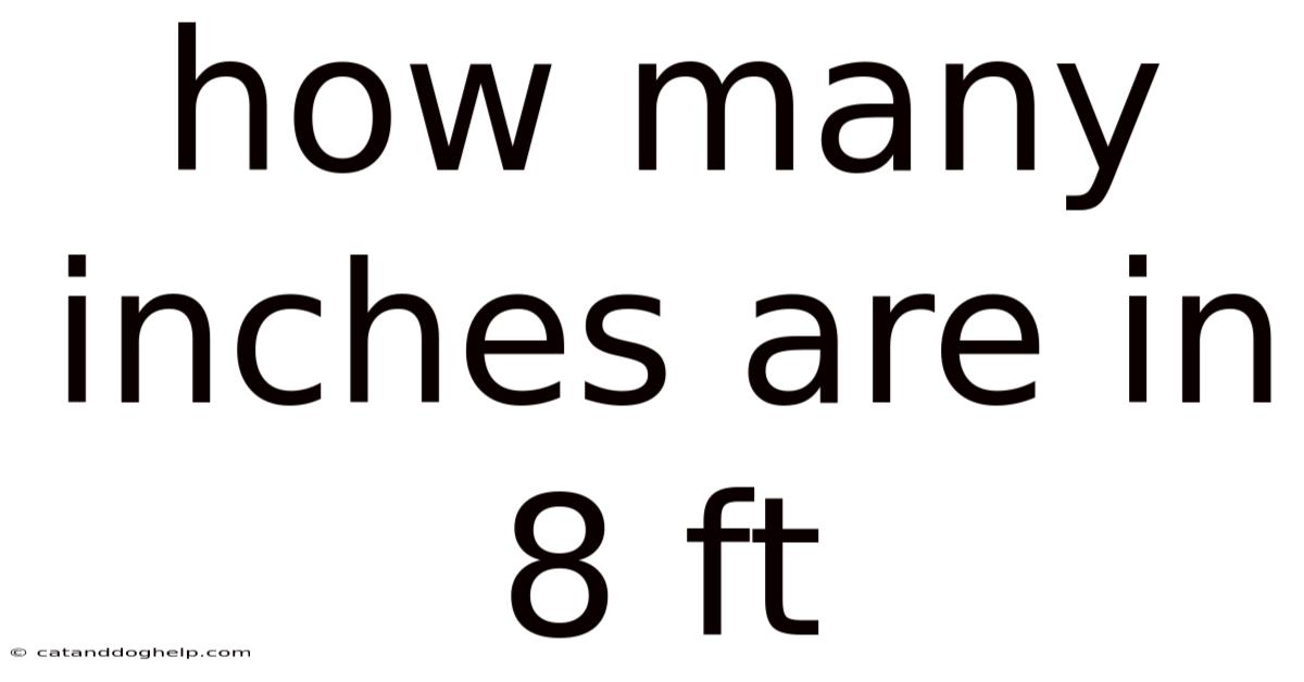 How Many Inches Are In 8 Ft