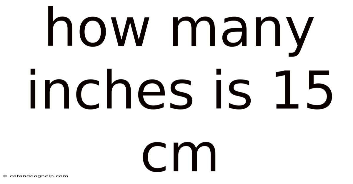 How Many Inches Is 15 Cm