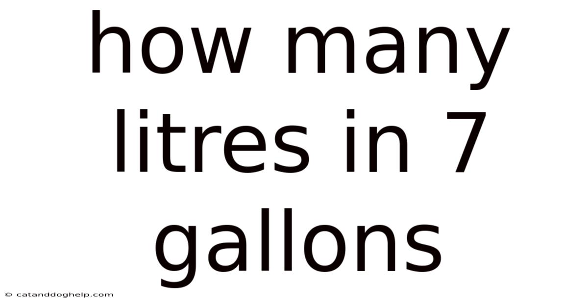 How Many Litres In 7 Gallons