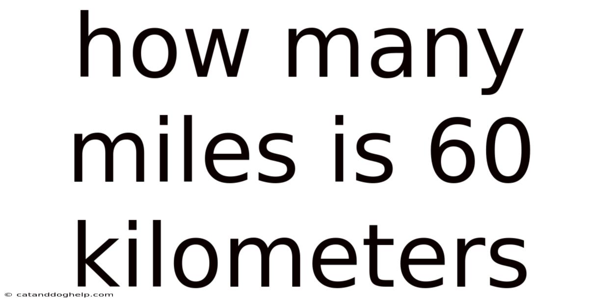 How Many Miles Is 60 Kilometers
