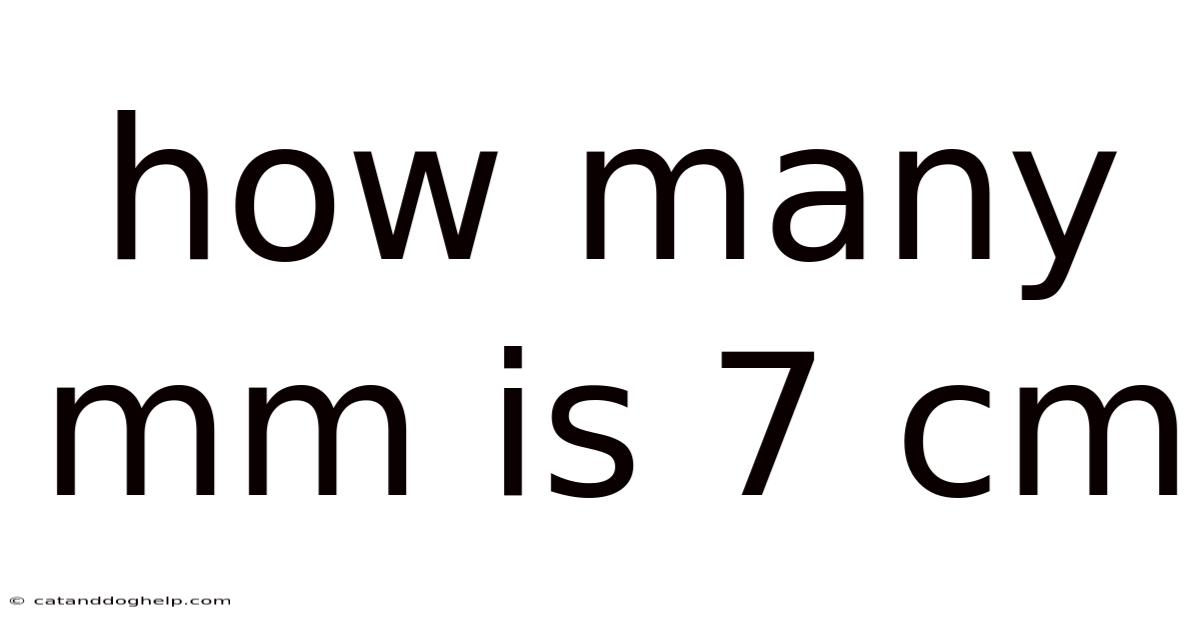 How Many Mm Is 7 Cm