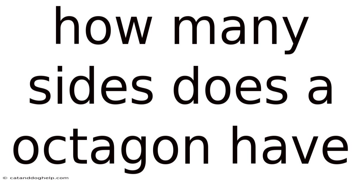 How Many Sides Does A Octagon Have