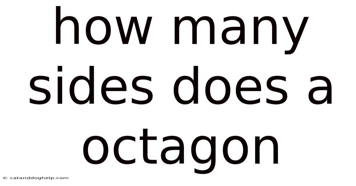 How Many Sides Does A Octagon