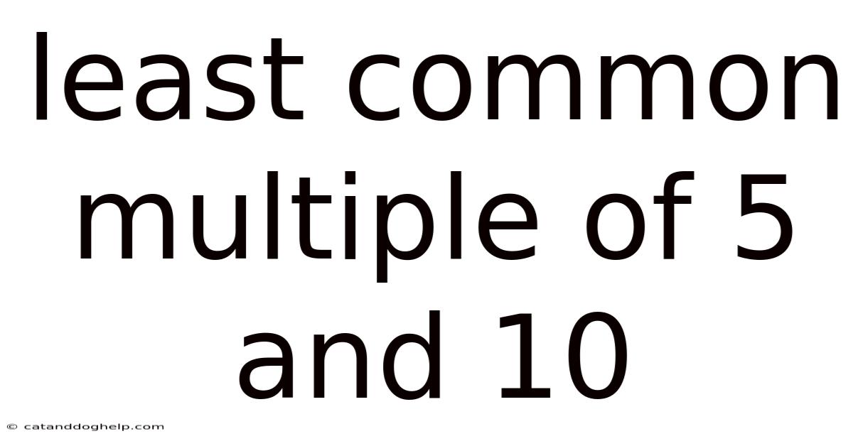 Least Common Multiple Of 5 And 10