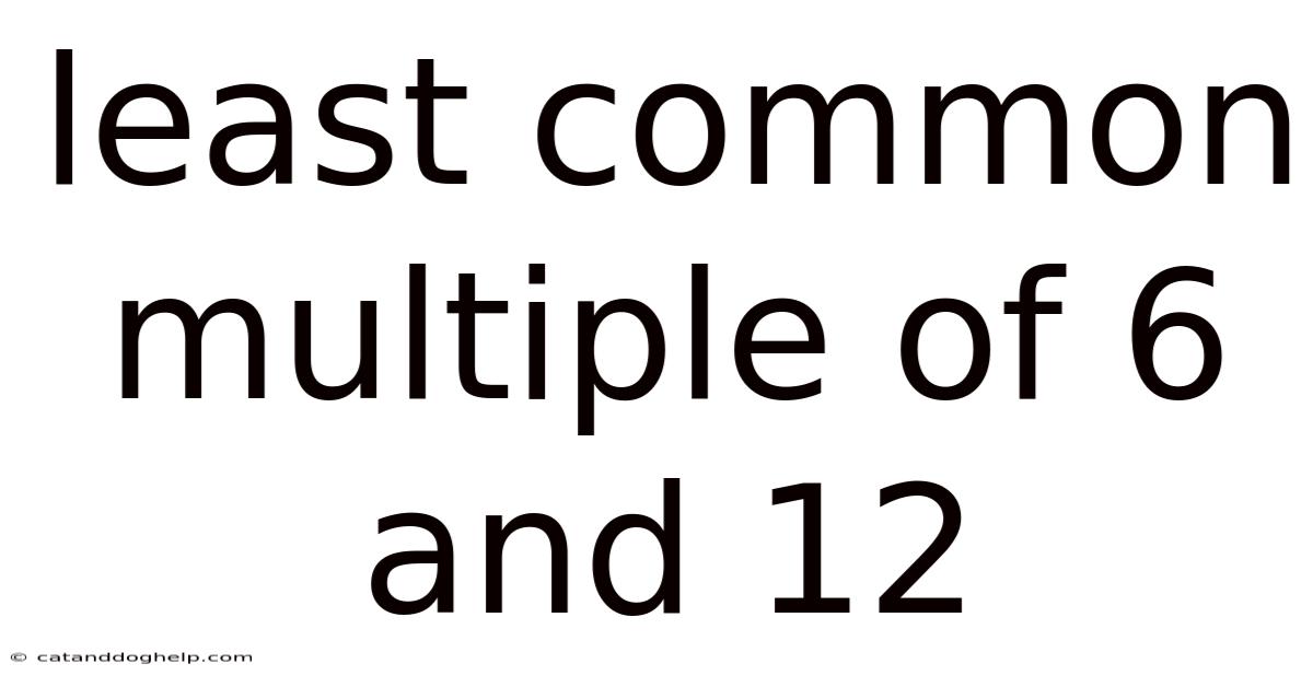 Least Common Multiple Of 6 And 12