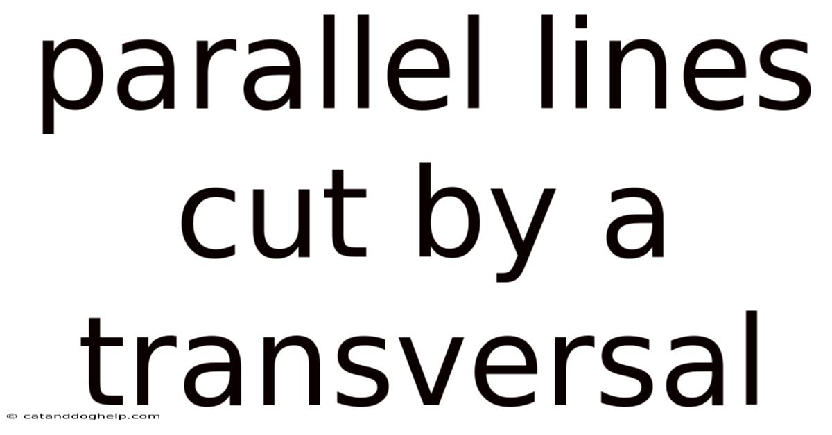Parallel Lines Cut By A Transversal