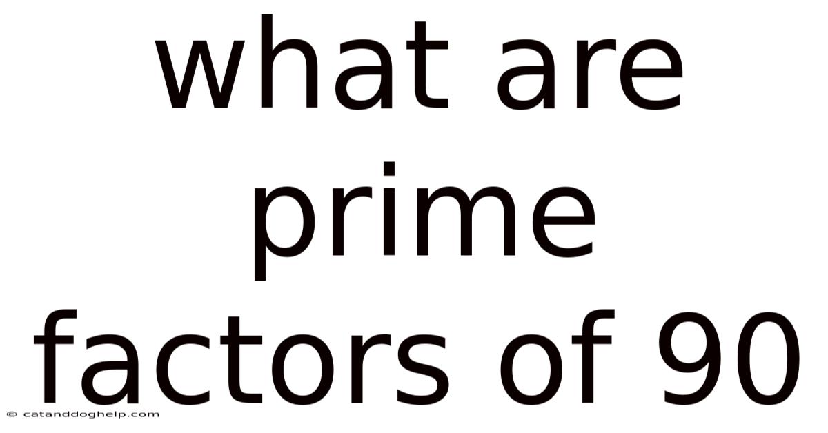 What Are Prime Factors Of 90