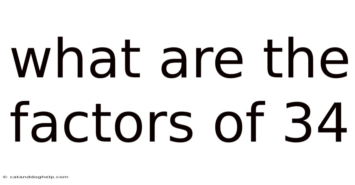 What Are The Factors Of 34