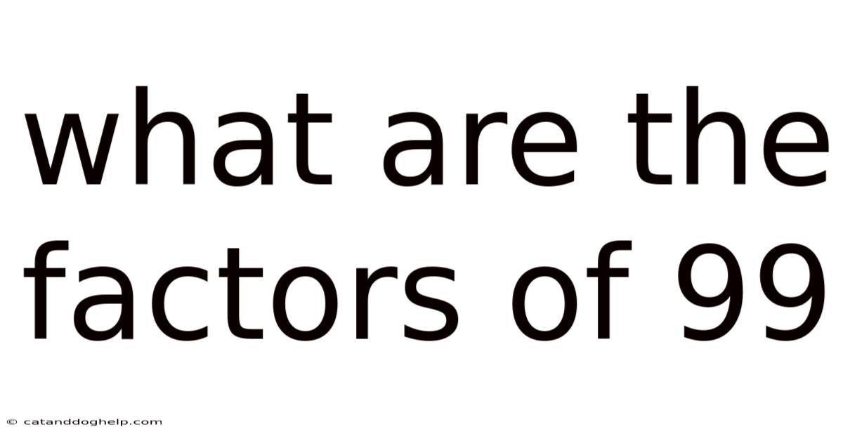 What Are The Factors Of 99