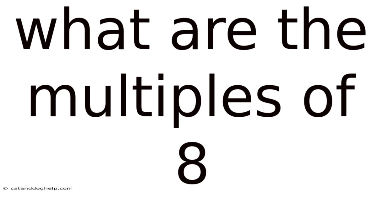 What Are The Multiples Of 8