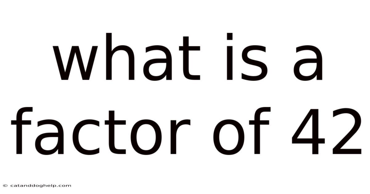What Is A Factor Of 42