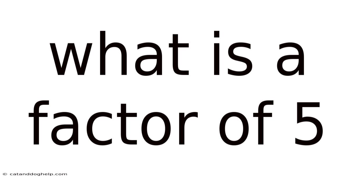 What Is A Factor Of 5