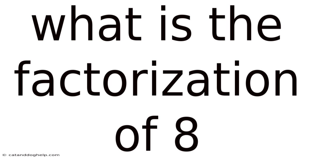 What Is The Factorization Of 8