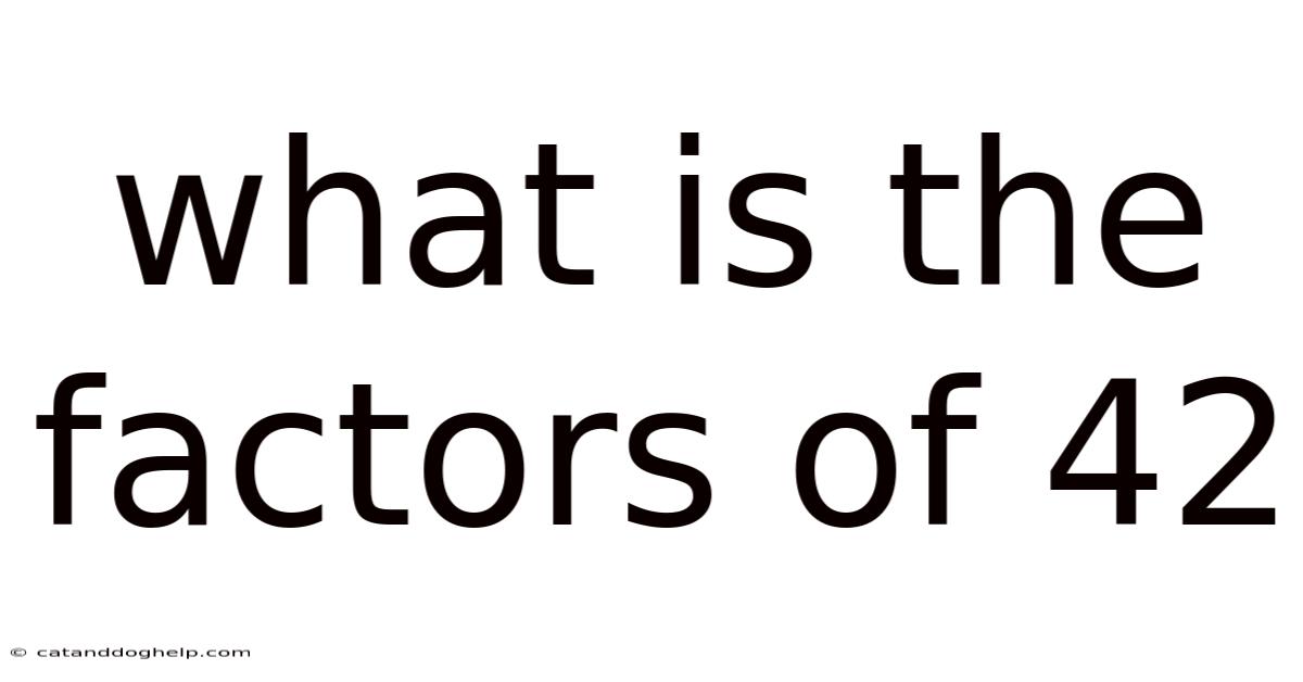 What Is The Factors Of 42