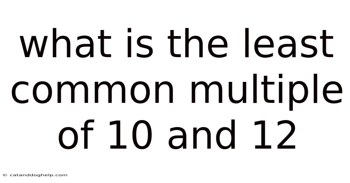 What Is The Least Common Multiple Of 10 And 12