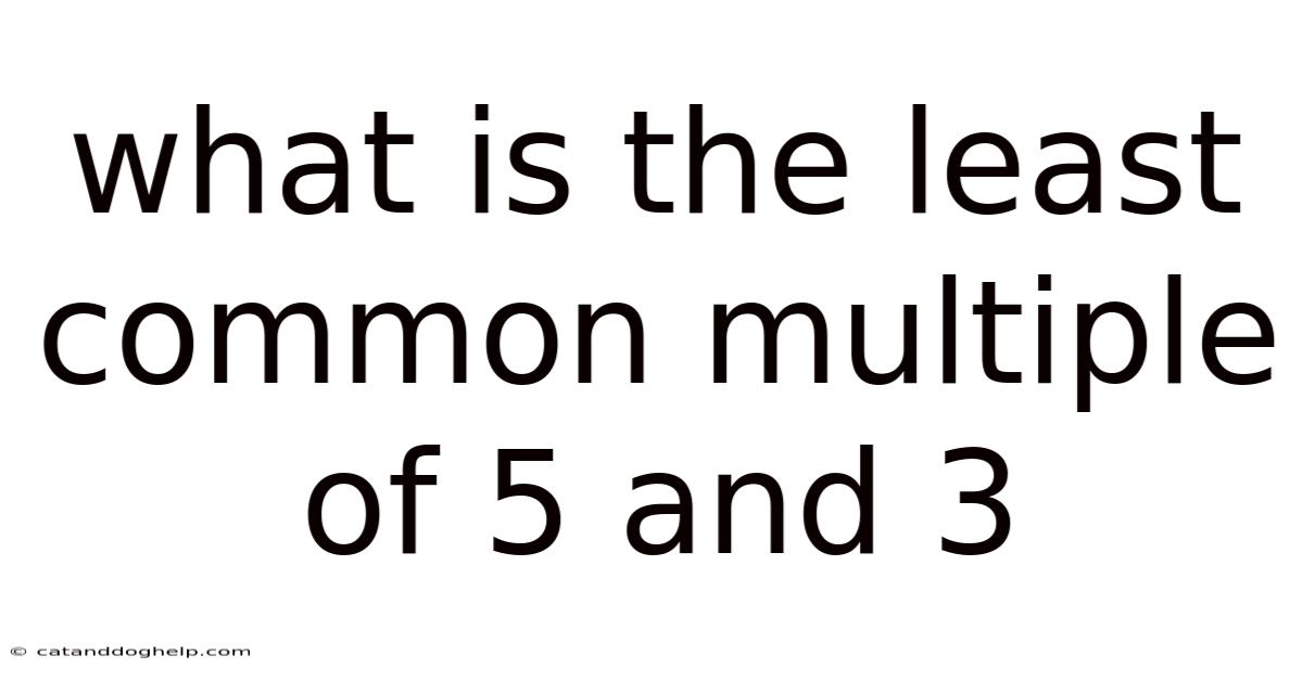 What Is The Least Common Multiple Of 5 And 3