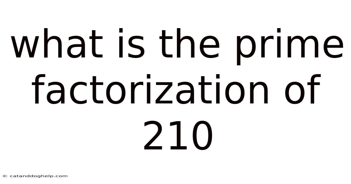What Is The Prime Factorization Of 210