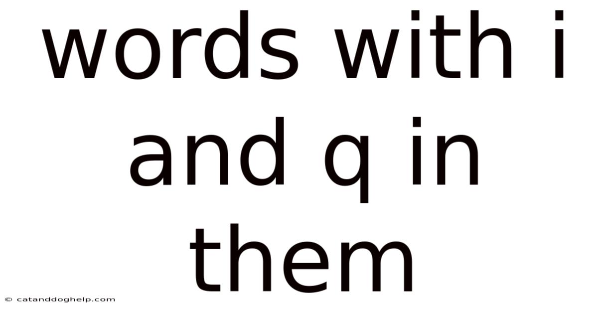 Words With I And Q In Them