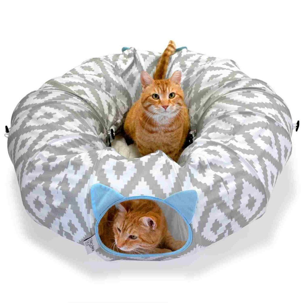 kitty cat tunnel: large cat tunnel bed