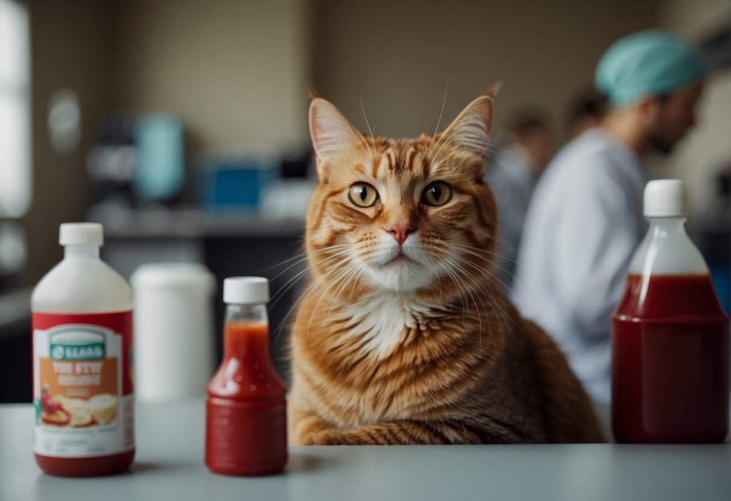 what vets say about cats and ketchup