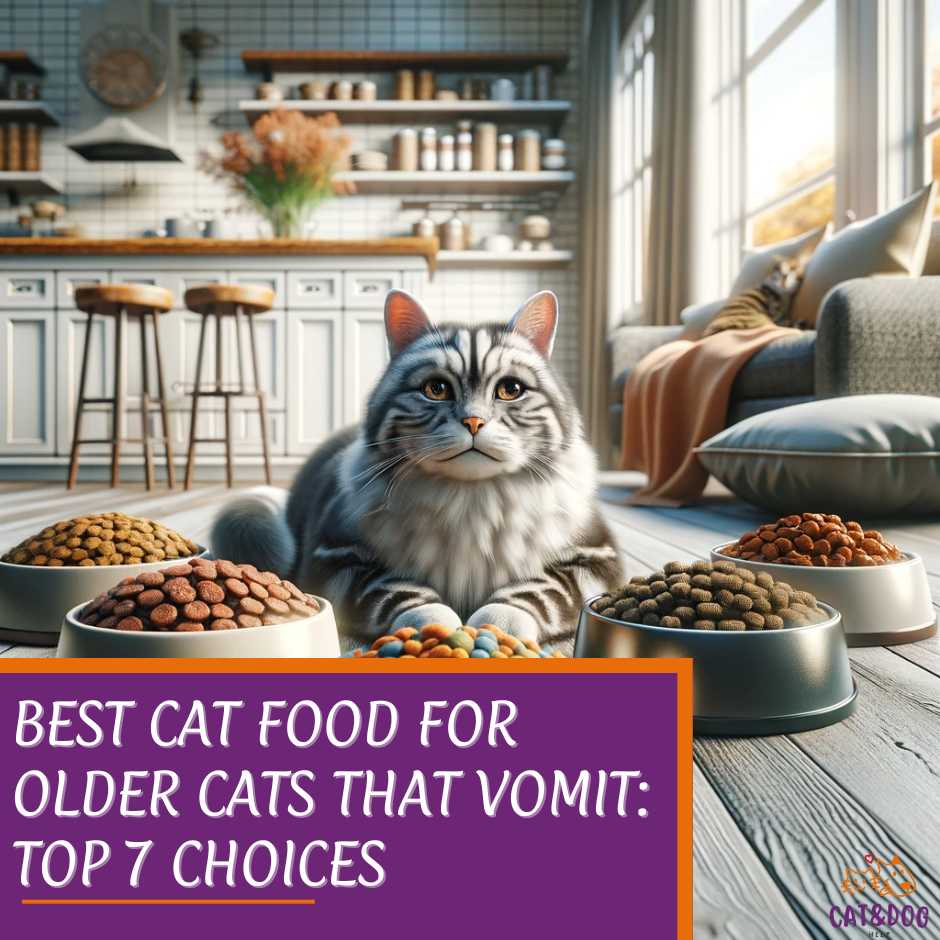 Best Cat Food for Older Cats That Vomit: Top 7 Choices