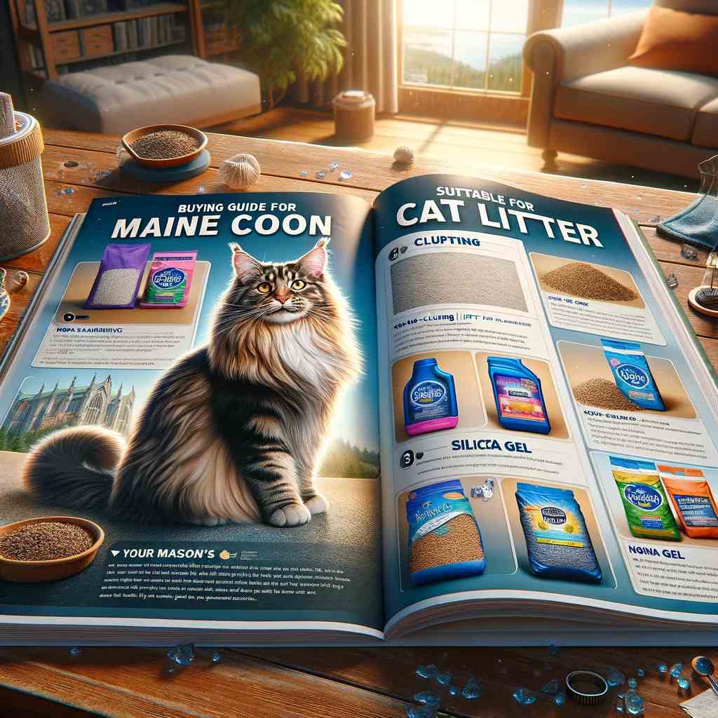 Buying Guide for maine coons cat litter