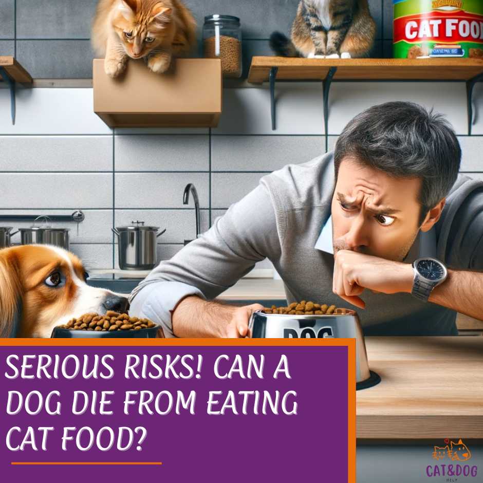 Serious Risks! Can a Dog Die from Eating Cat Food?