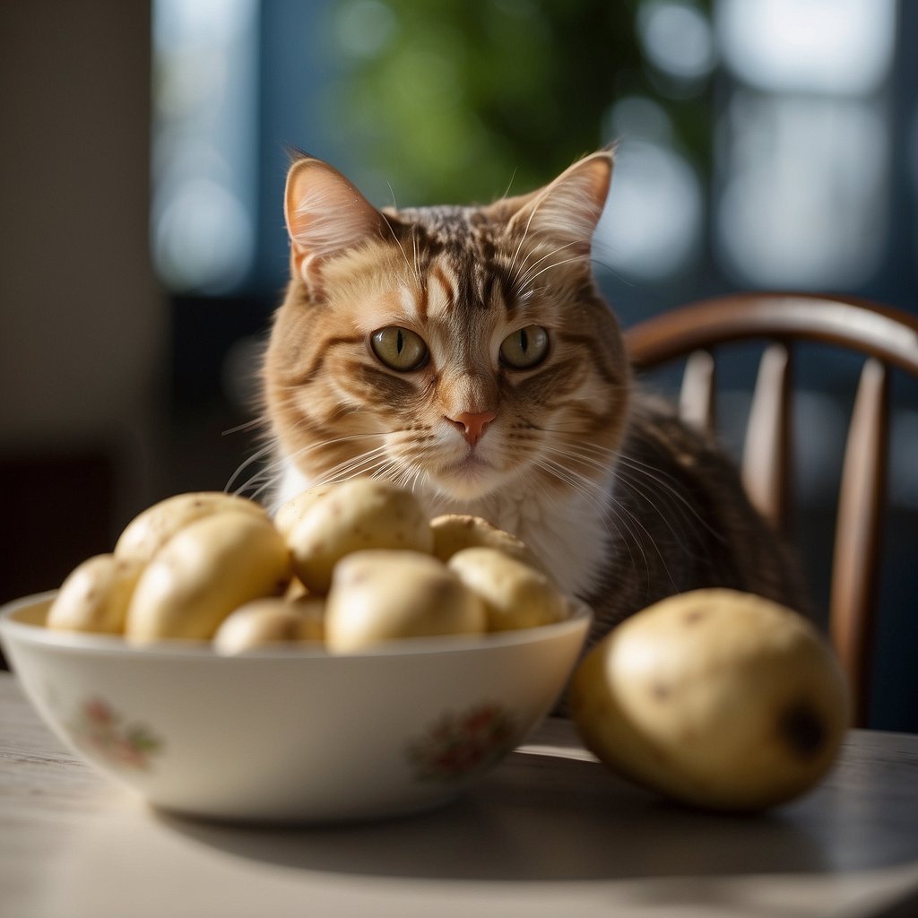 Potatoes are only cat-friendly under certain circumstances. 