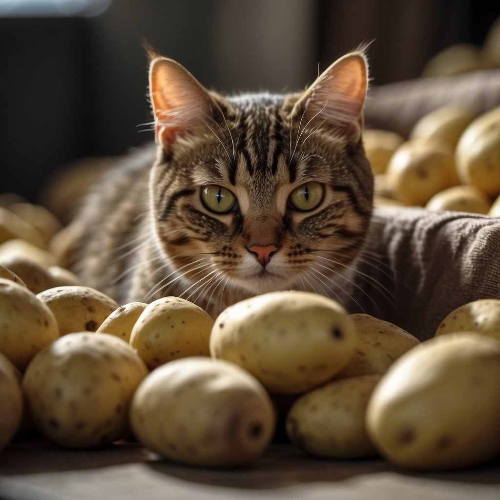 Potatoes aren't nutritionally beneficial for cats