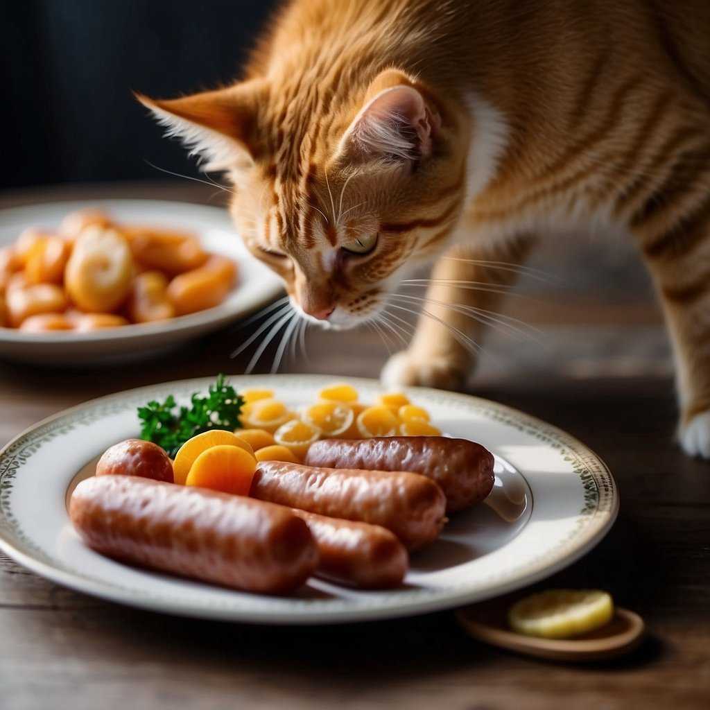 Nutritional analysis of sausage for cats