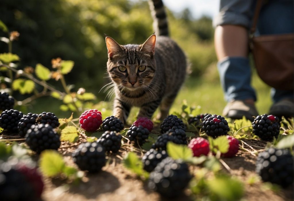 Risks and precautions blackberries for cat