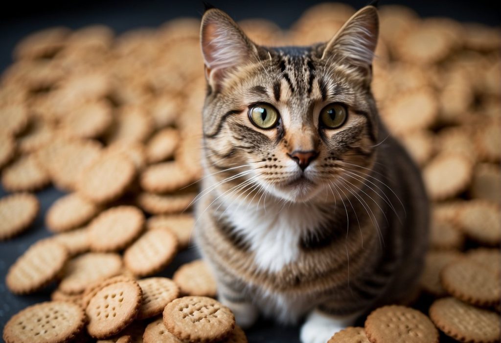 Are all dog biscuits harmful to cats?