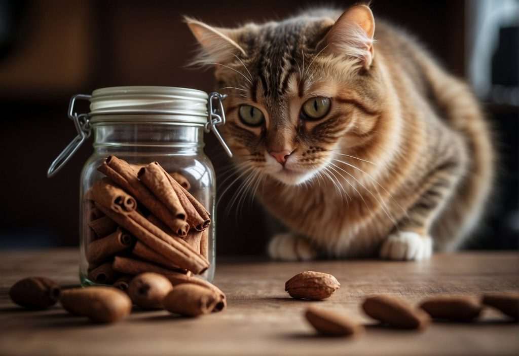 Is cinnamon used in commercial cat food or human food?