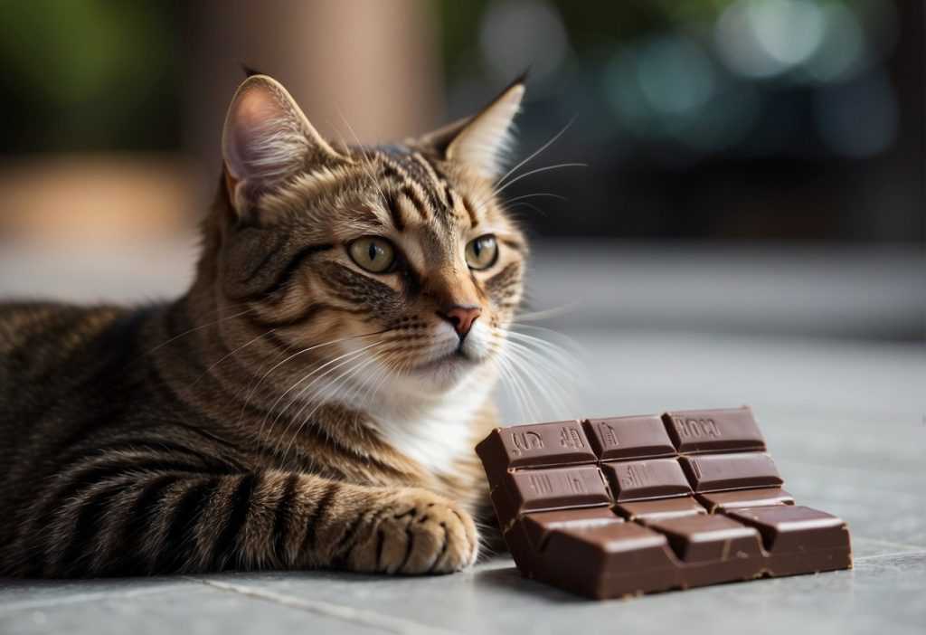 Chocolate is a big no-no for cats.