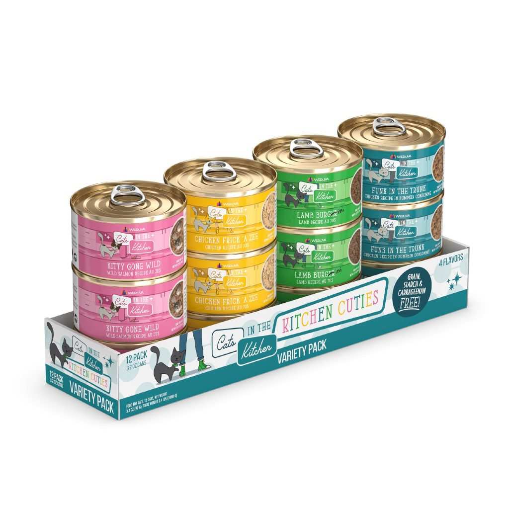 Elevate your cat's mealtime with Weruva Kitchen Cuties