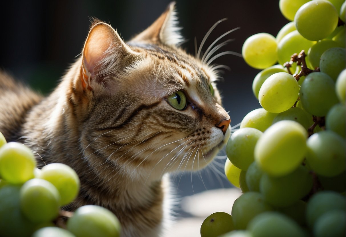 can cats eat green grapes