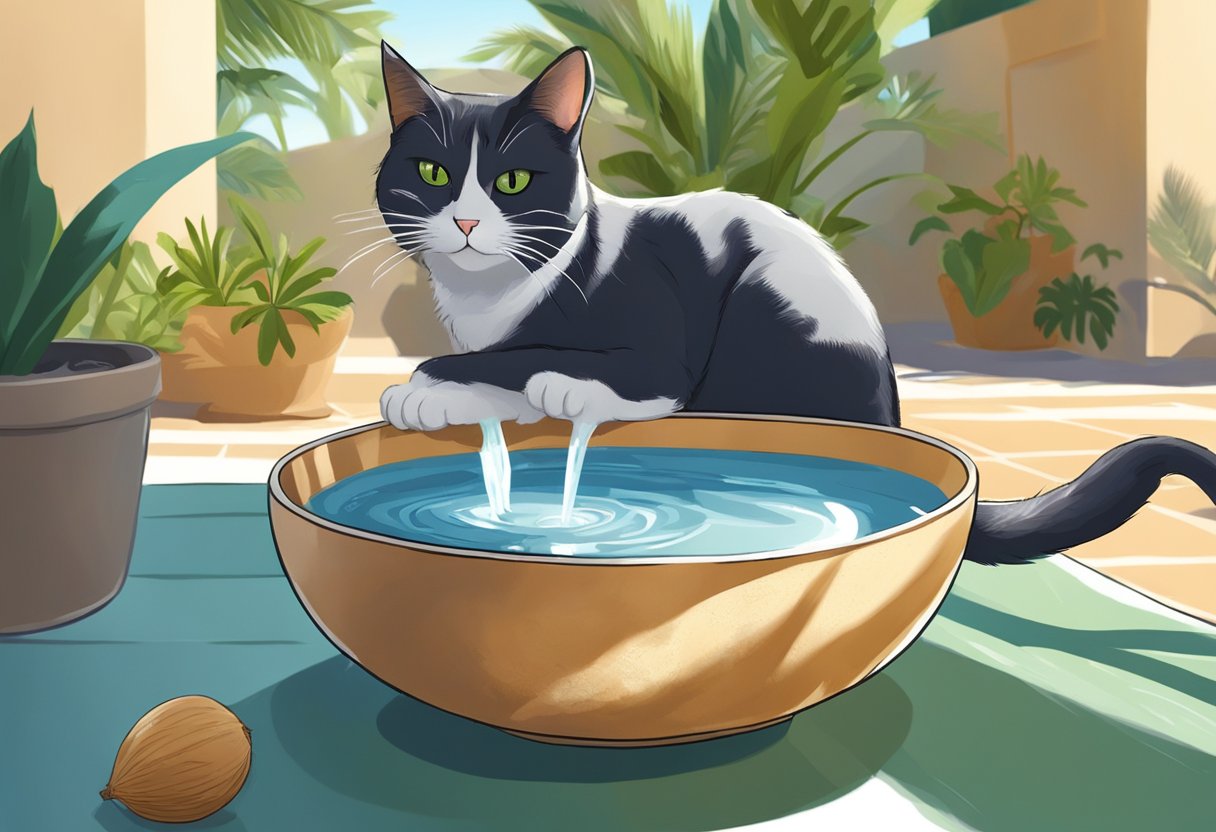 can cats have coconut water