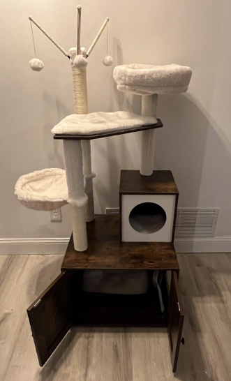 2-in-1 functionality, stylish design, and ease of cleaning cat tree