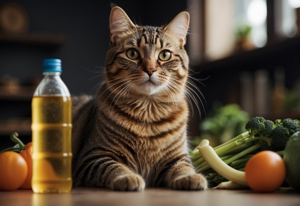 can cats have vegetable oil