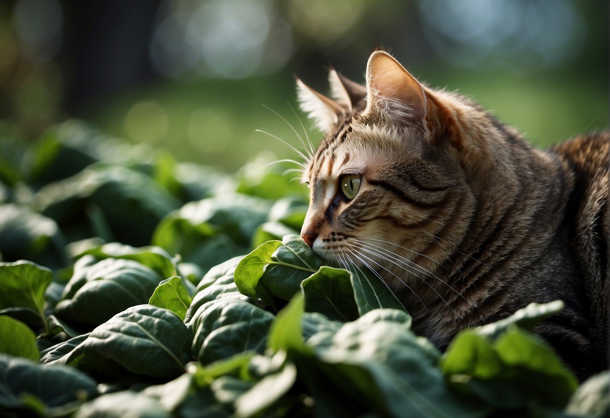 can cats eat spinach