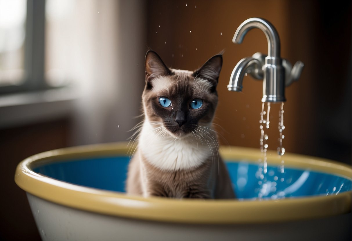 Quick Recap - do siamese cats like water