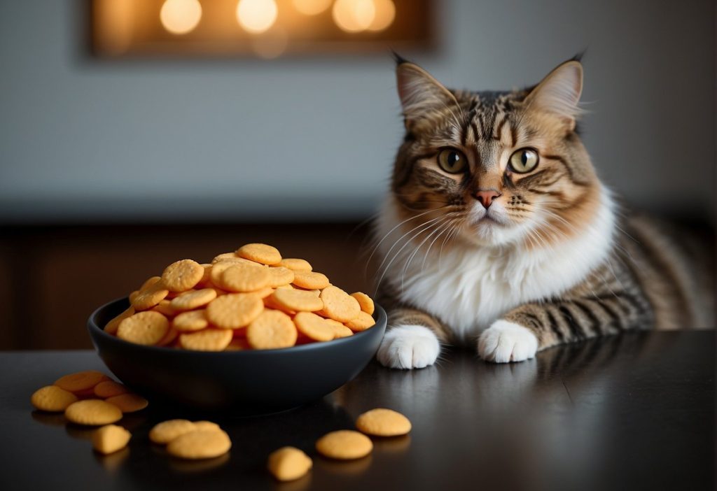can cats eat goldfish crackers