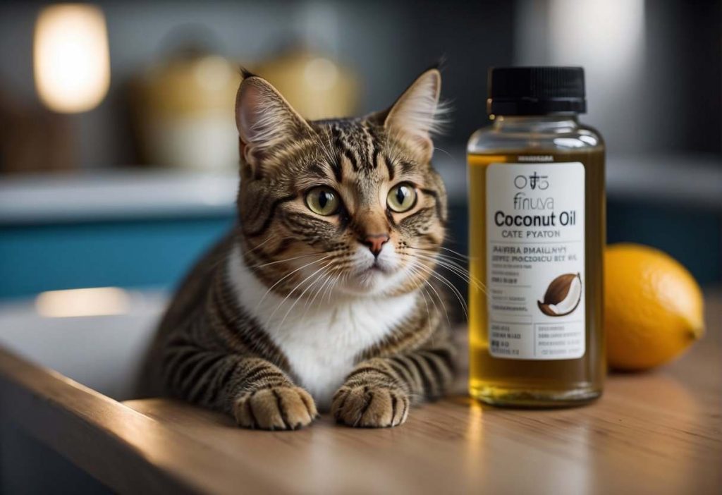 coconut oil can help manage hairballs