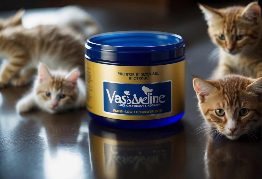 effects of using Vaseline on cats