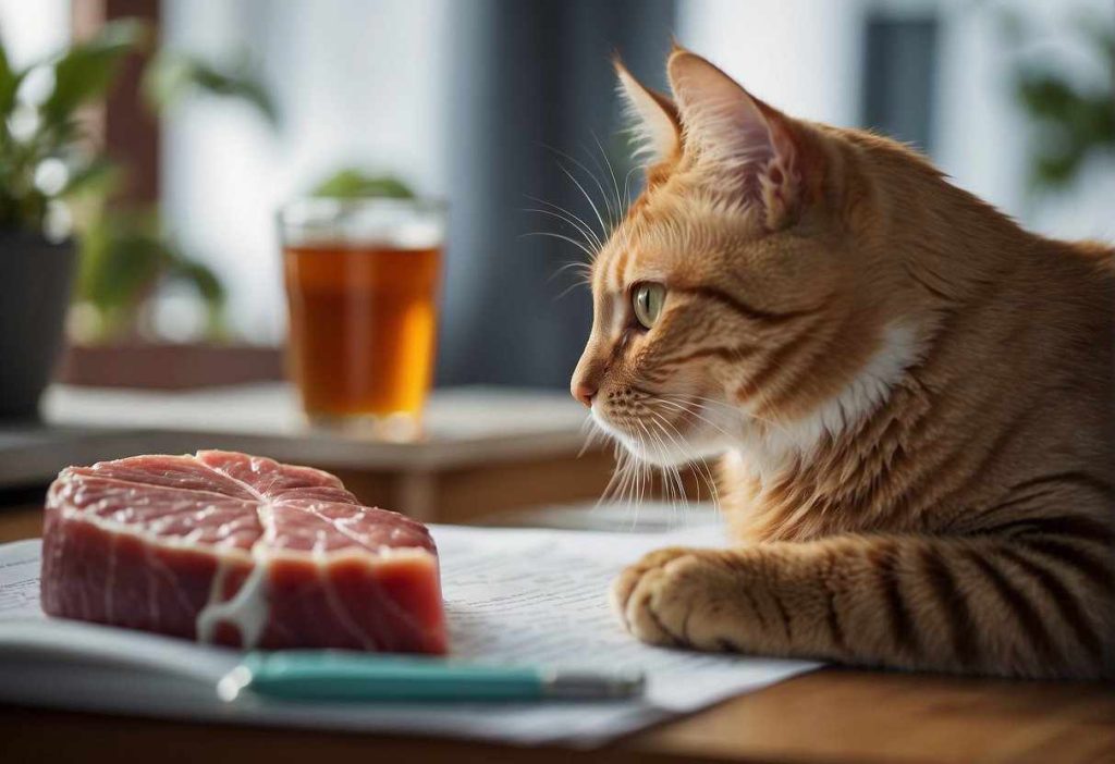 Raw meat offer cat's health benefits