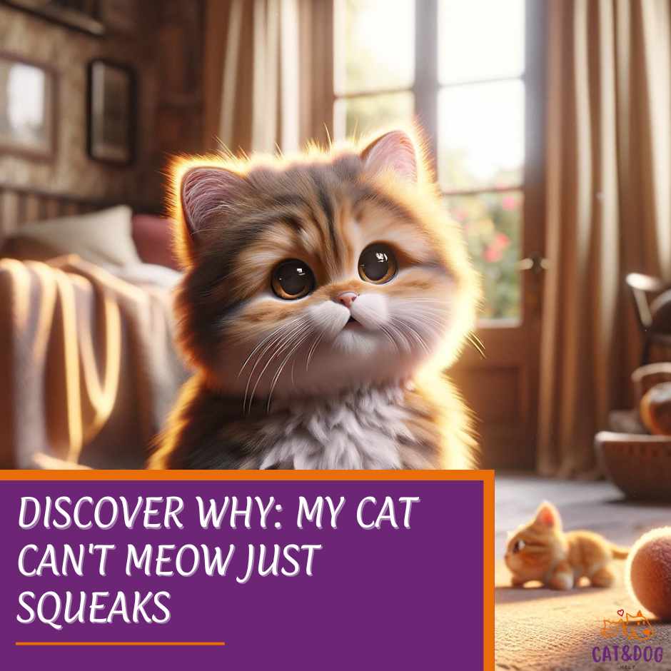 Discover Why: My Cat Can't Meow Just Squeaks