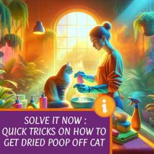 Solve It Now : Quick Tricks on How to Get Dried Poop Off Cat