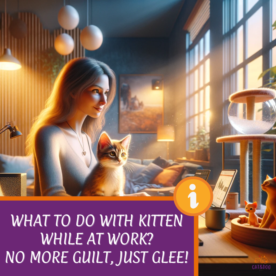 What to Do With Kitten While at Work? No More Guilt, Just Glee!